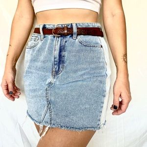 PACSUN DENIM JEAN SKIRT LOS ANGELES MADE